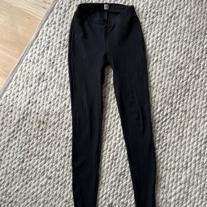 Toteme zip legging in black